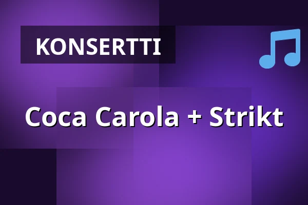 Coca Carola + Strikt — ENCORE, Sundbyberg
