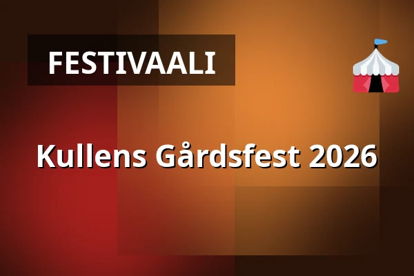 Kullens Gårdsfest 2026 — Kullens Gård, Väse