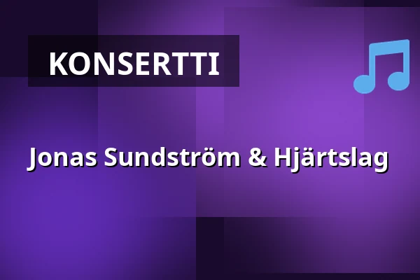 Jonas Sundström & Hjärtslag — Fåfängans Trädgårdscafé, Nyköping
