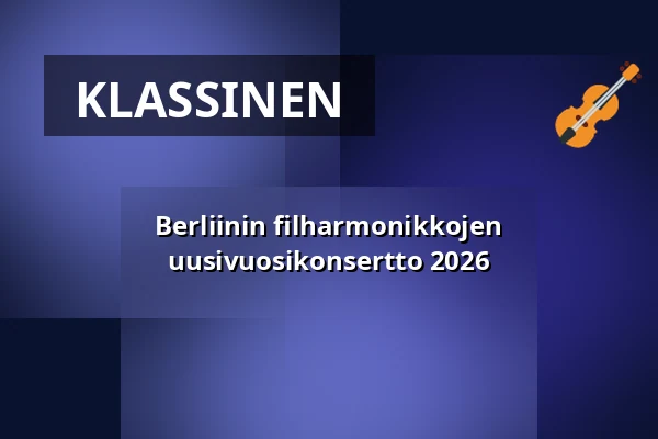 Berliinin filharmonikkojen uusivuoden konsertti 2026 — Kino 1, Lund