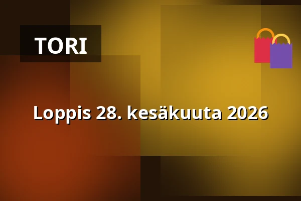 Loppis 28. kesäkuuta 2026 — Folkparken Värnamo, Värnamo