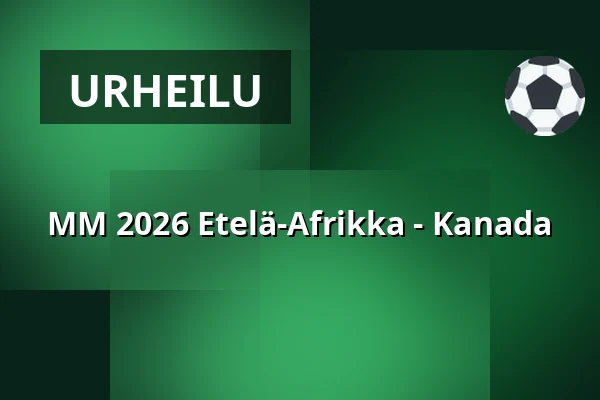 MM 2026 Etelä-Afrikka - Kanada — Big Stage (Jacy'z), Göteborg