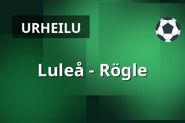 Luleå – Rögle — Luleå