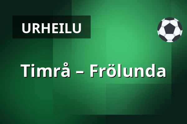 Timrå – Frölunda — Timrå