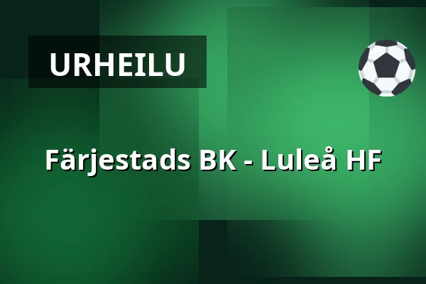 Farjestad – Luleå — Karlstad
