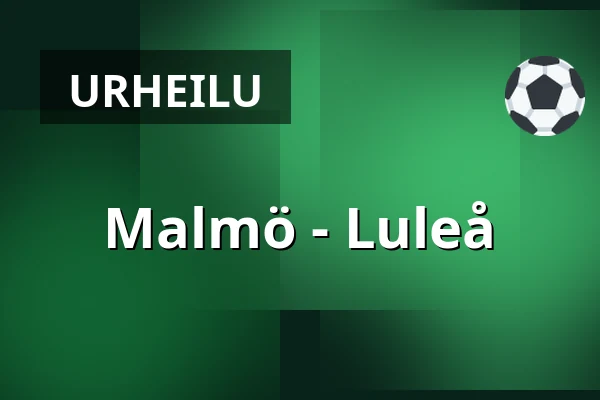 Malmo – Luleå — Malmö