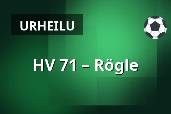 HV 71 – Rögle — Jönköping