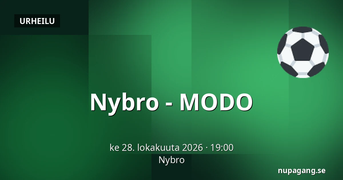 Nybro – MODO — Nybro