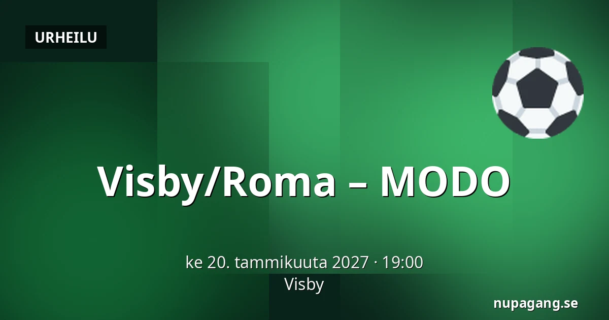 Visby/Roma – MODO — Visby