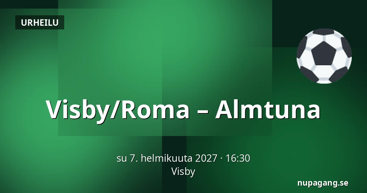 Visby/Roma – Almtuna — Visby