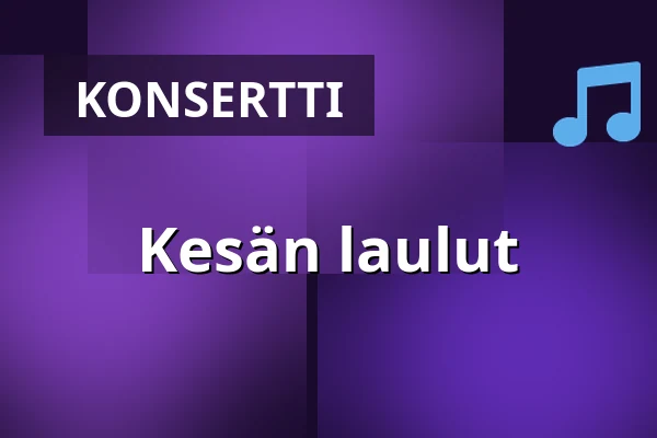 Kesän laulut — Musikvalvet Baggen, Tukholma