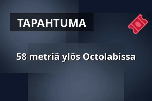 58 metriä ylös Octolabissa — Svampen, Örebro
