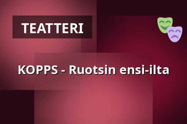 KOPPS - Ruotsin ensi-ilta — Societetsparken, Norrtälje