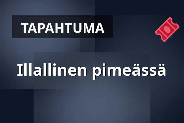 Illallinen pimeässä — Gamla Stan, Tukholma