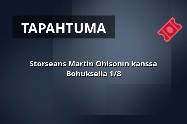 Storseans Martin Ohlsonin kanssa Bohuksella 1/8 — Bohus Fästning, Kungälv