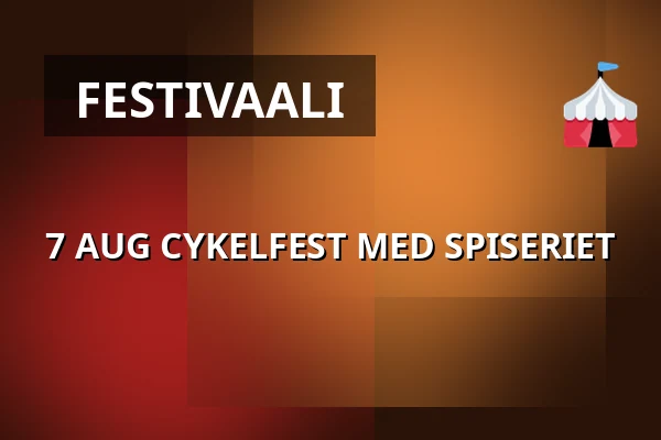 7 AUG CYKELFEST MED SPISERIET — STENBROTTET VARBERG, VARBERG