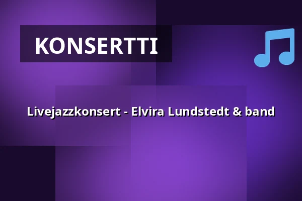 Livejazzkonsert - Elvira Lundstedt & band — Glenn Miller Café, Tukholma