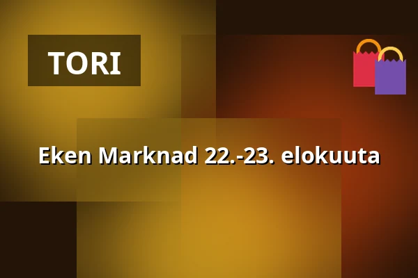 Eken Marknad 22.-23. elokuuta — Fållan, Tukholma