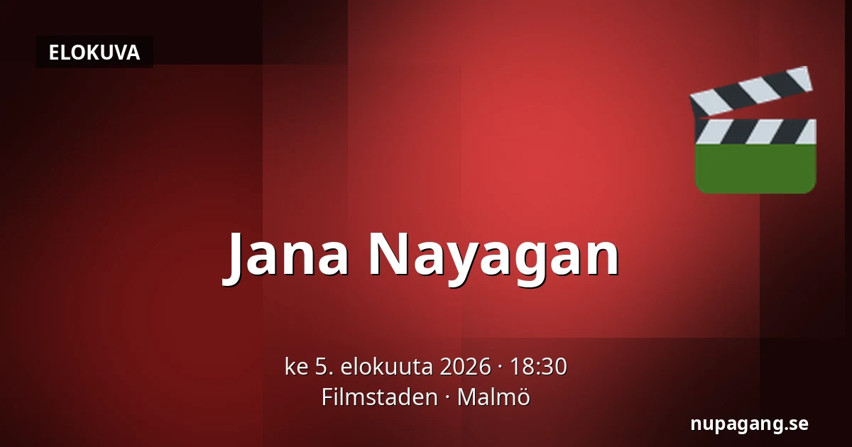 Jana Nayagan — Filmstaden, Malmö