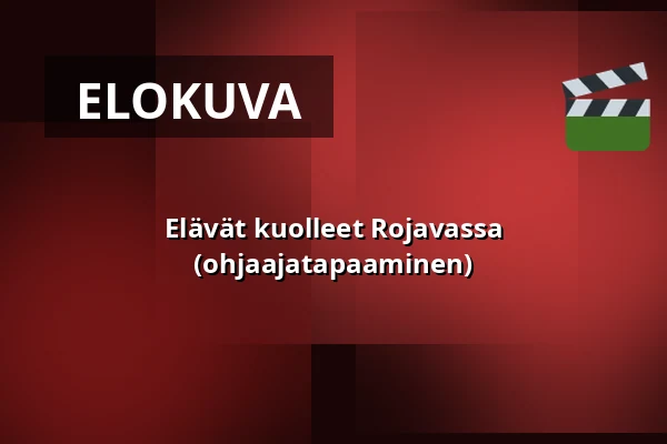 Elävät kuolleet Rojavassa (ohjaajatapaaminen) — Kino 2, Lund