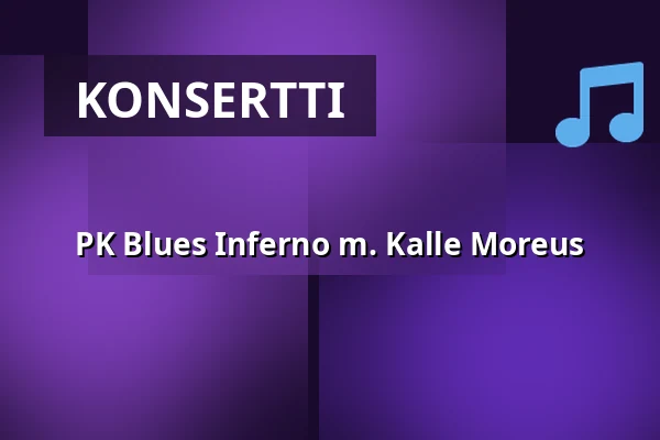 PK Blues Inferno m. Kalle Moreus — Platens Bar, Linköping