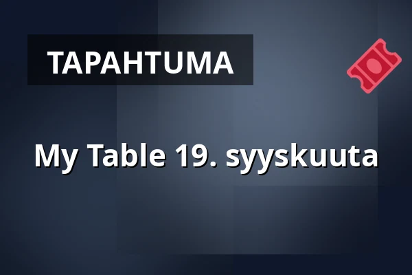 My Table 19. syyskuuta — Matstudion på Terrassen, Karlstad