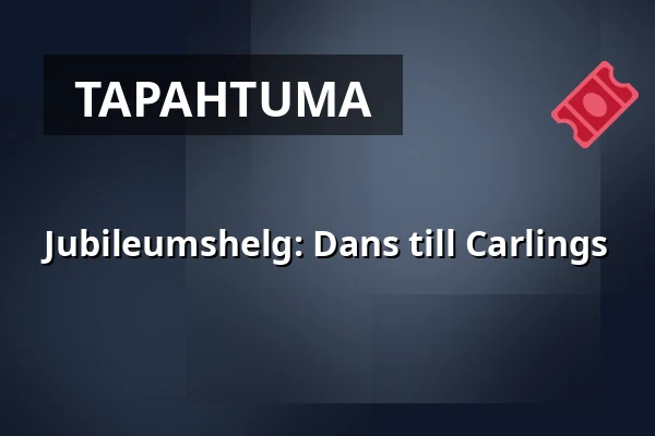 Jubileumshelg: Dans till Carlings — Flygvapenmuseum, Linköping