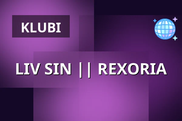 LIV SIN || REXORIA — Viva Nightclub, Borås