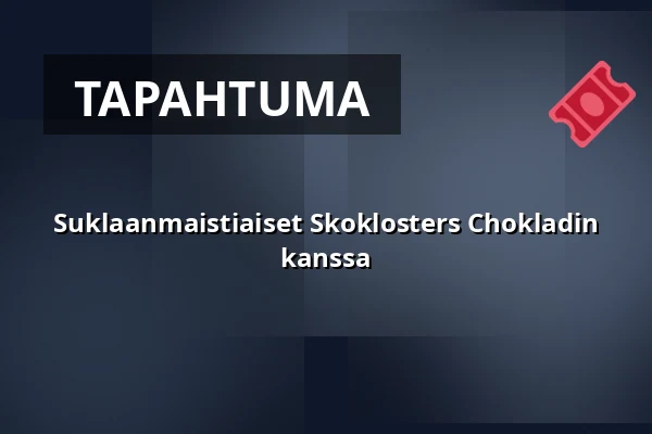 Suklaanmaistiaiset Skoklosters Chokladin kanssa — Skoklosters slott, Skokloster