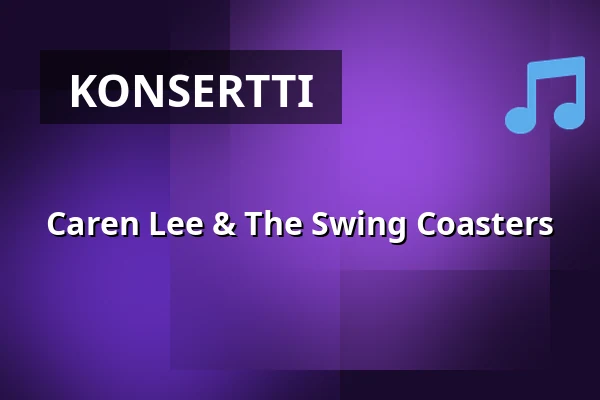 Caren Lee & The Swing Coasters — Mötesplats Åker, Folkets hus, Åkers styckebruk