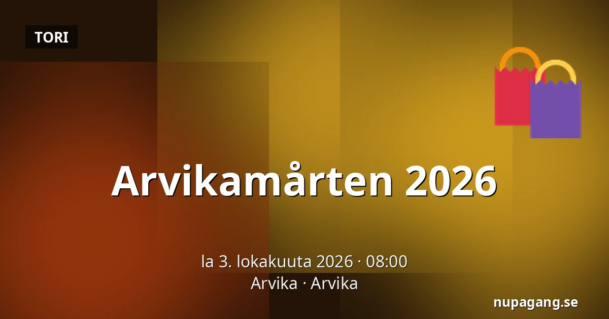 Arvikamårten 2026 — Arvika, Arvika