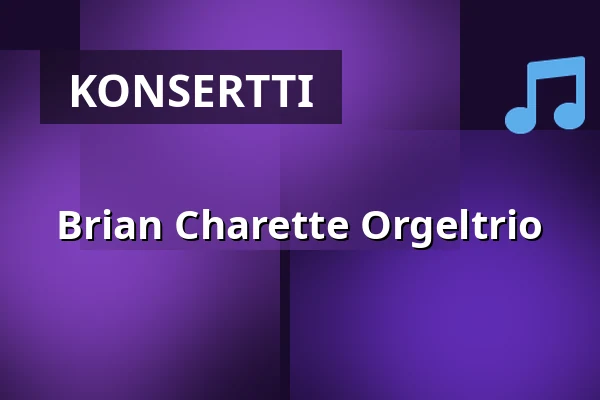Brian Charette Orgeltrio — Västerports kök, Varberg