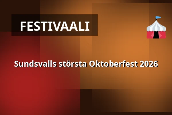Sundsvalls största Oktoberfest 2026 — Nordichallen, Sundsvall