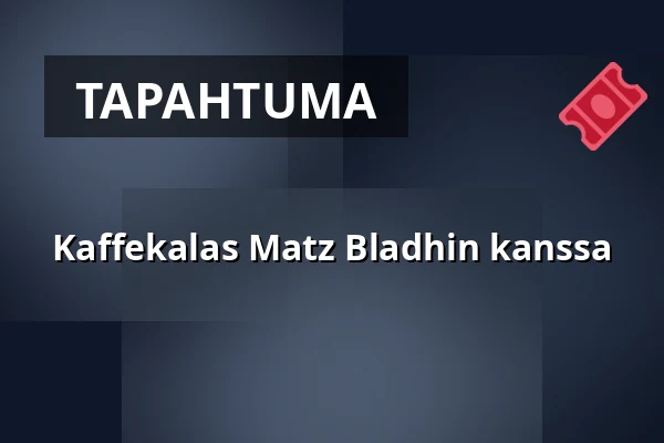 Kaffekalas Matz Bladhin kanssa — Gekås eventhallen, Ullared