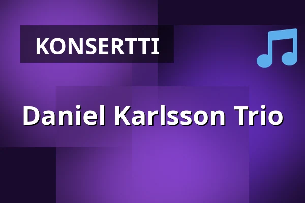Daniel Karlsson Trio — Blackbird, Uppsala
