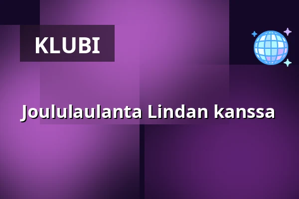 Joululaulanta Lindan kanssa — Palatset, Linköping