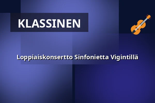 Loppiaiskonsertto Sinfonietta Vigintillä — Knivsta CIK, Knivsta
