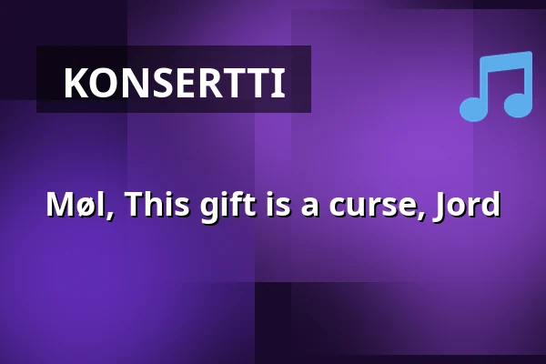 Møl, This gift is a curse, Jord — Sofiehof Underjord, Jönköping