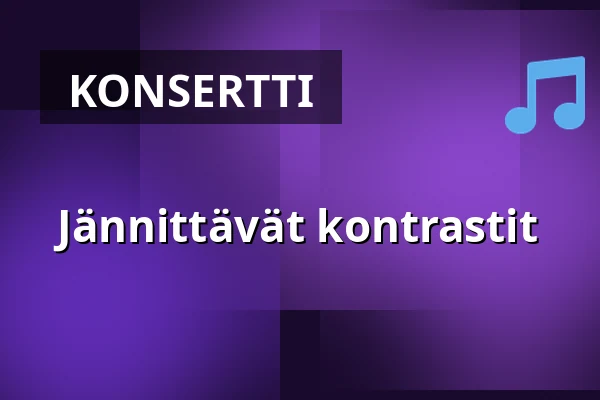 Jännittävät kontrastit — Elimkyrkan, Örnsköldsvik