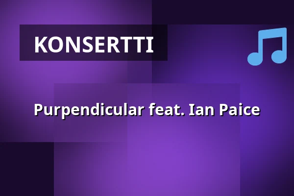 Purpendicular feat. Ian Paice — Slagthusets Teater, Malmö