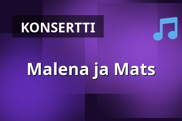 Malena ja Mats — Brunnsparkskyrkan, Tranås