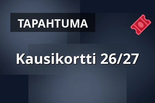 Kausikortti 26/27 — Skara Idrottshall, Skara