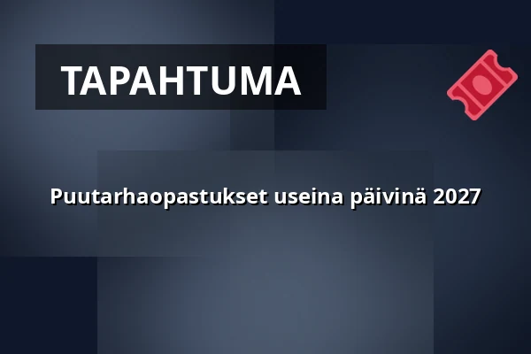 Puutarhaopastukset useina päivinä 2027 — Munthes Hildasholm, Leksand