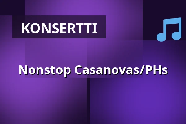 Nonstop Casanovas/PHs — Regnbågen, Örebro