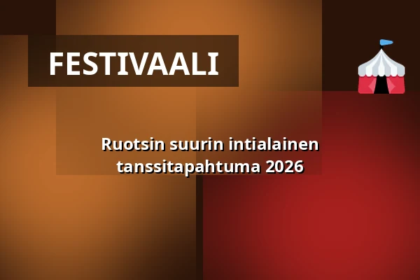 Ruotsin suurin intialainen tanssitapahtuma 2026 — Magasin 9, Tukholma