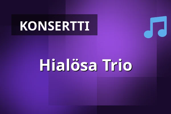 Hialösa Trio — Smedjan, Köping