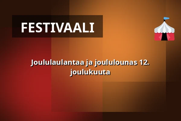 Joululaulantaa ja joululounas 12. joulukuuta — Axevalla, Axevalla