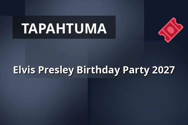 Elvis Presley Birthday Party 2027 — Katalin, Uppsala