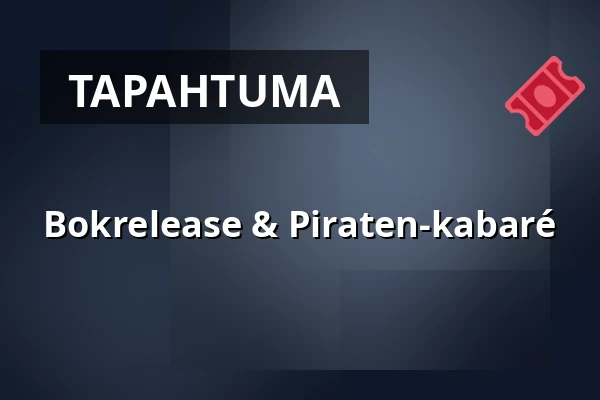 Bokrelease & Piraten-kabaré — Atriet, Lund