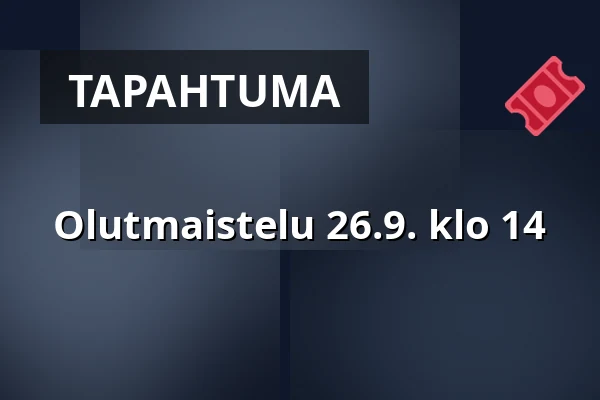 Olutmaistelu 26.9. klo 14 — Eskilstuna Ölkultur, Eskilstuna
